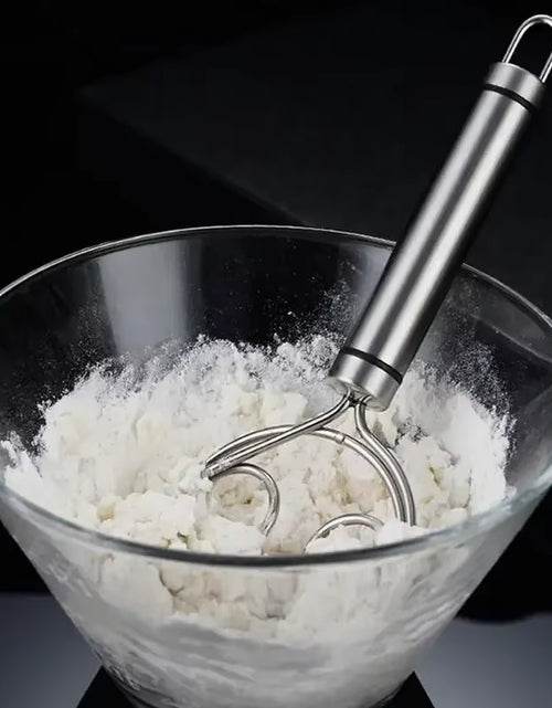 Load image into Gallery viewer, Baker’s Best Danish Dough Whisk – Dutch-Style Stainless Steel Hand Mixer for Effortless Bread, Biscuits &amp; Cakes
