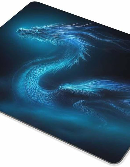 Load image into Gallery viewer, Mouse Pad Unique Design Mouse Pad Cool Blue Dragon Design Gaming Mousepad
