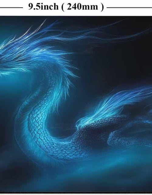 Load image into Gallery viewer, Mouse Pad Unique Design Mouse Pad Cool Blue Dragon Design Gaming Mousepad
